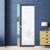 Eco-Urban Artisan® Single Absolute Evokit Pocket Door - Drem 6mm Obscure Glass - Obscure Printed Design - Colour & Size Options