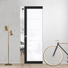 Eco-Urban Artisan® Single Absolute Evokit Pocket Door - Gullane 6mm Obscure Glass - Obscure Printed Design - Colour & Size Options