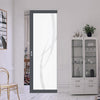 Eco-Urban Artisan® Single Absolute Evokit Pocket Door - Stenton 6mm Obscure Glass - Obscure Printed Design - Colour & Size Options