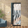 Eco-Urban Artisan Single Absolute Evokit Pocket Door - Zebra Animal Print 6mm Clear Glass - Obscure Printed Design - Colour & Size Options