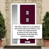 Cottage Style Aruba 4 Composite Front Door Set with Single Side Screen - Central Matisse Glass - Shown in Purple Violet