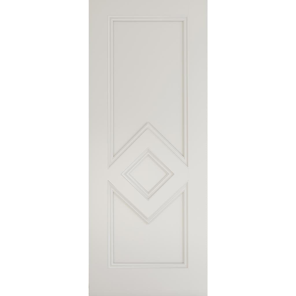 Deanta white primed panelled interior door