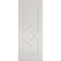 Deanta white primed panelled interior door
