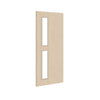 Bespoke Fire Door - Flush American Ash Veneer - 30 Minute Fire Rated - Clear Glass - 07 - Prefinished