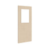 Bespoke Fire Door - Flush American Ash Veneer - 30 Minute Fire Rated - Clear Glass - 01 - Prefinished