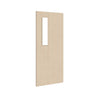 Bespoke Fire Door - Flush American Ash Veneer - 30 Minute Fire Rated - Clear Glass - 08 - Prefinished
