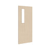 Bespoke Door - Flush American Ash Veneer - Clear Glass - 08 - Prefinished