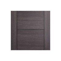 Two Sliding Doors and Frame Kit - Vancouver Flush Ash Grey Door - Prefinished