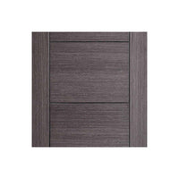 Bespoke Thruslide Vancouver Ash Grey Door - 2 Sliding Doors and Frame Kit - Prefinished