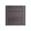 Three Sliding Doors and Frame Kit - Vancouver Flush Ash Grey Door - Prefinished