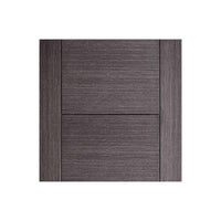 Three Folding Doors & Frame Kit - Vancouver Flush Ash Grey 3+0 - Prefinished