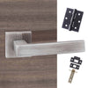 Asti Forme Designer Lever on Minimal Square Rose - Urban Graphite Handle Pack
