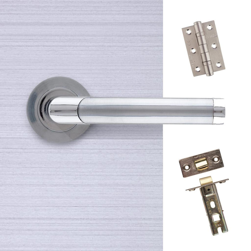 Augustus Handle Pack - Satin Chrome/Polished Chrome