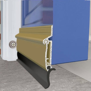 Image: Exitex Auto-Seal Threshold Draught Excluder - 4 Sizes and 2 Finishes