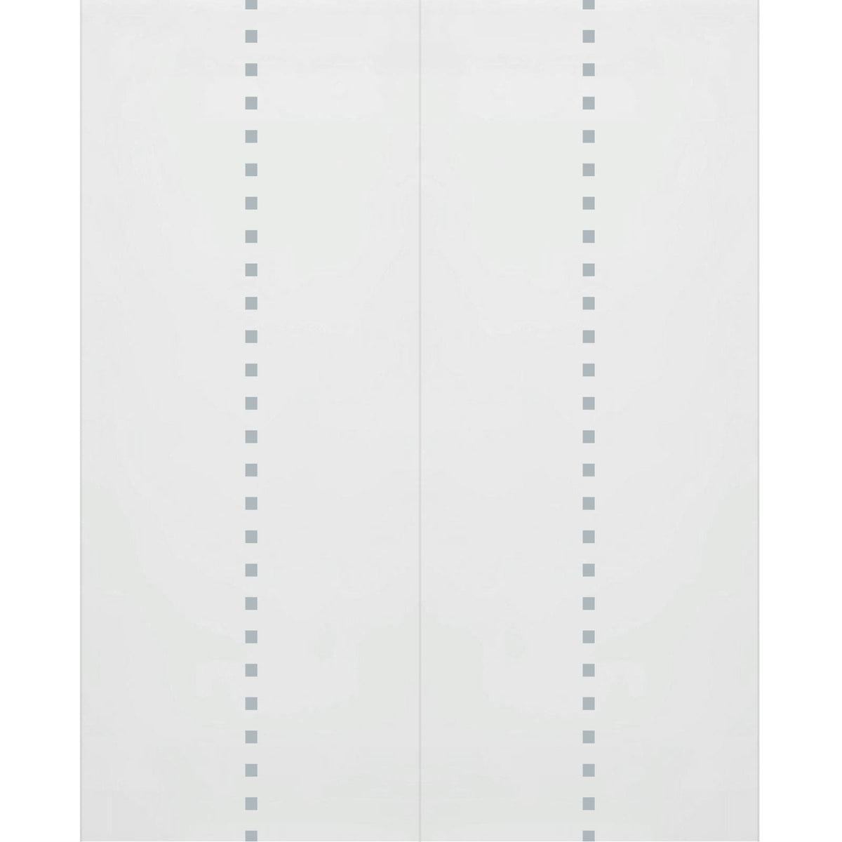 Double Glass Sliding Door - Balerno 8mm Obscure Glass - Clear Printed Design - Planeo 60 Pro Kit