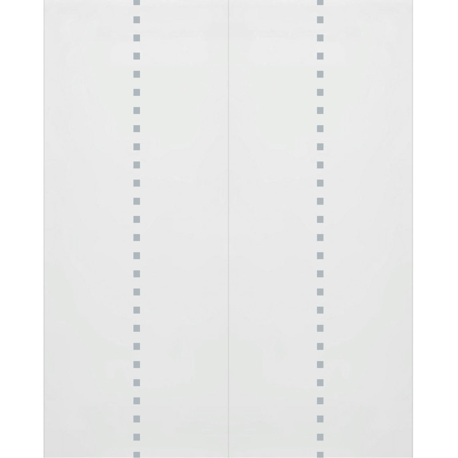 Double Glass Sliding Door - Balerno 8mm Obscure Glass - Clear Printed Design - Planeo 60 Pro Kit