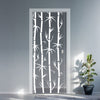 Bamboo 8mm Clear Glass - Obscure Printed Design - Single Evokit Glass Pocket Door