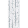 Bamboo 8mm Obscure Glass - Clear Printed Design - Single Evokit Glass Pocket Door