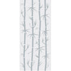 Bamboo 8mm Obscure Glass - Clear Printed Design - Single Evokit Glass Pocket Door
