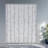 Bamboo 8mm Obscure Glass - Obscure Printed Design - Double Absolute Pocket Door