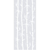 Bamboo 8mm Clear Glass - Obscure Printed Design - Single Evokit Glass Pocket Door