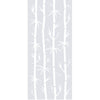Single Glass Sliding Door - Bamboo 8mm Clear Glass - Obscure Printed Design with Elegant Track