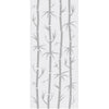 Single Glass Sliding Door - Solaris Tubular Stainless Steel Sliding Track & Bamboo 8mm Obscure Glass - Obscure Printed Design