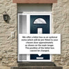 Cottage Style Belize 2 Composite Front Door Set with Single Side Screen - Flair Glass - Shown in Blue