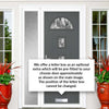 Cottage Style Belize 4 Composite Front Door Set with Single Side Screen - Abstract Glass - Shown in Mouse Grey
