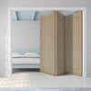 Three Folding Doors & Frame Kit - Belize Light Grey 3+0 - Prefinished