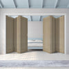 Six Folding Doors & Frame Kit - Belize Light Grey 3+3 - Prefinished