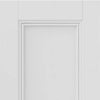 J B Kind White Classic Belton Panel Primed Door
