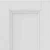 J B Kind White Classic Belton Panel Primed Door Pair
