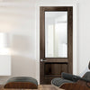 prefinished bespoke andria oak 1l glazed door