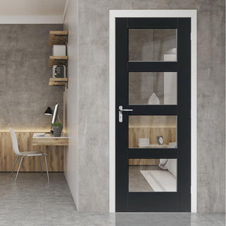 Image: Shaker stye four panel interior door design