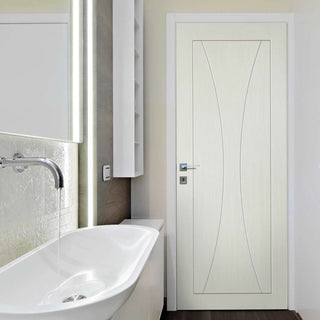 Image: prefinished bespoke verona oak flush door