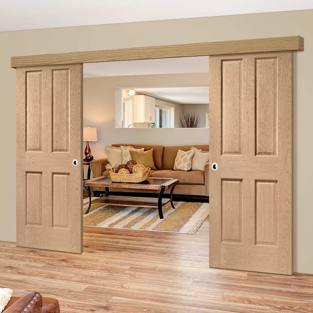 Double wardrobe on sale doors