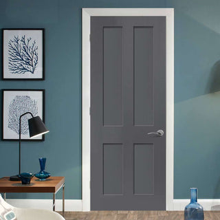 Image: Shaker stye four panel interior door design