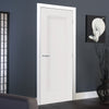 J B Kind White Classic Belton Panel Primed Door