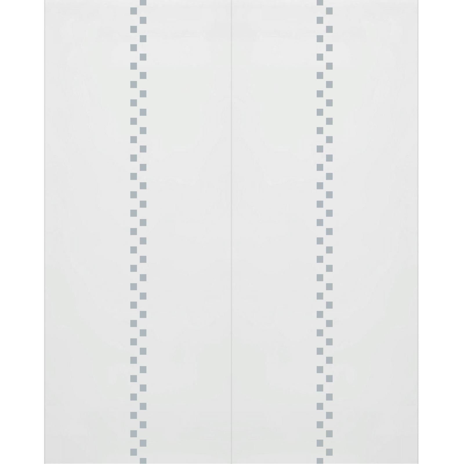 Double Glass Sliding Door - Bilston 8mm Obscure Glass - Clear Printed Design - Planeo 60 Pro Kit