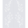 Birch Tree 8mm Clear Glass - Obscure Printed Design - Double Evokit Glass Pocket Door