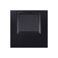 Two Sliding Doors and Frame Kit - Amsterdam 3 Panel Black Primed Door - Unfinished