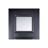 Three Sliding Doors and Frame Kit - Amsterdam Black Primed Door - Clear Glass - Unfinished