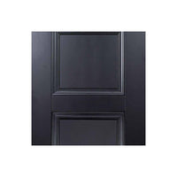 Two Sliding Doors and Frame Kit - Amsterdam 3 Panel Black Primed Door - Unfinished