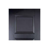 Single Sliding Door & Wall Track - Amsterdam 3 Panel Black Primed Door - Unfinished