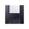 Four Folding Doors & Frame Kit - Arnhem Black Primed 2+2 - Clear Glass - Unfinished