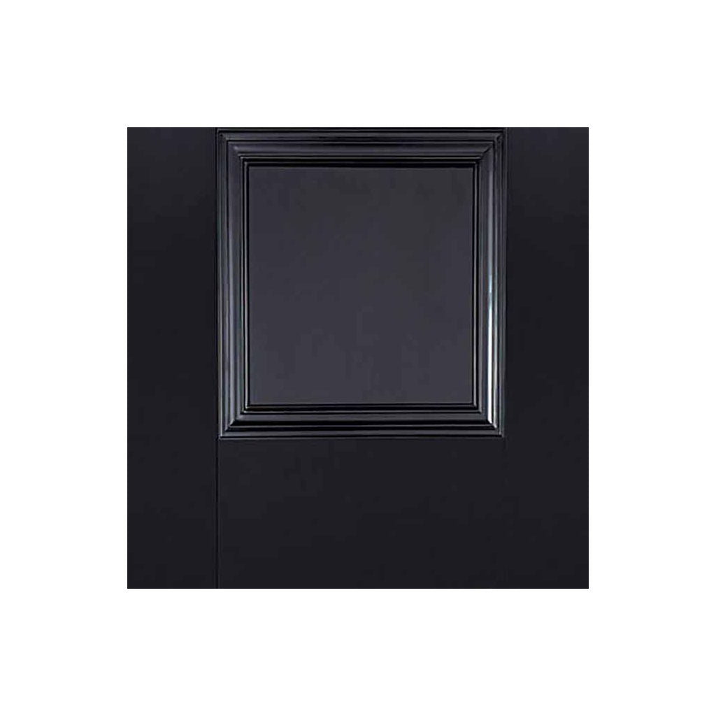 Four Sliding Doors and Frame Kit - Arnhem 2 Panel Black Primed Door - Unfinished