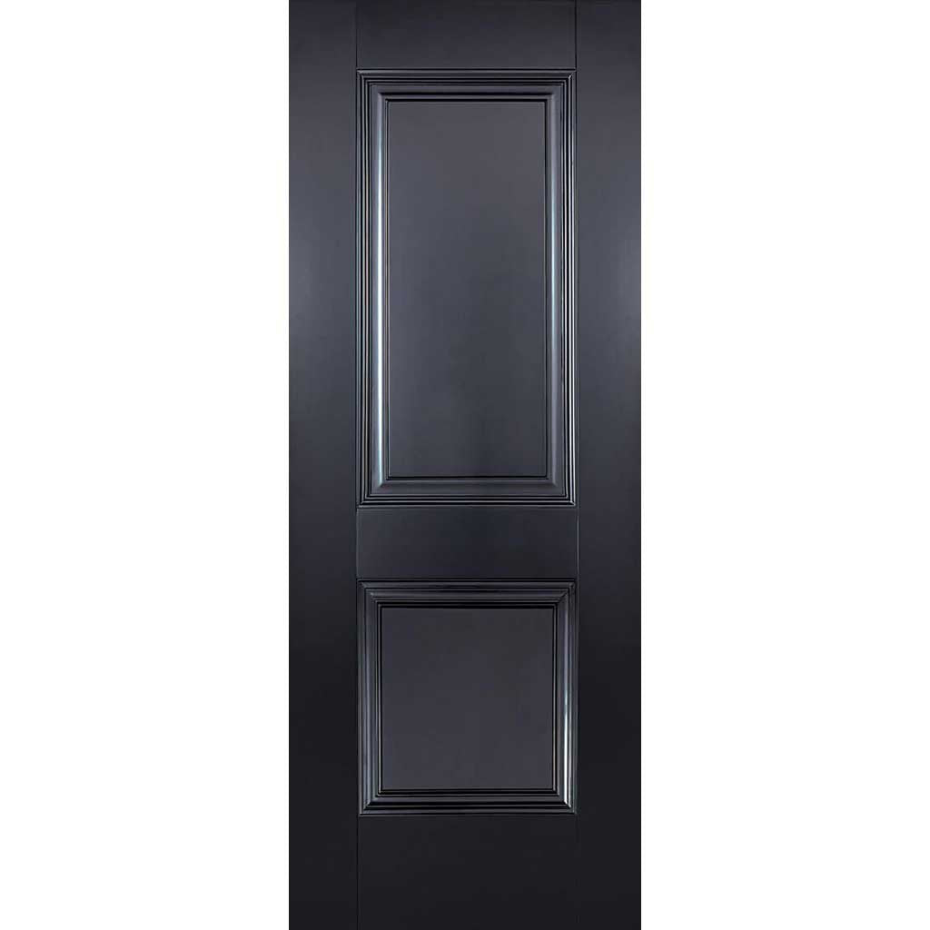 Four Folding Doors & Frame Kit - Arnhem 2 Panel Black Primed 2+2 - Unfinished