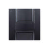 Four Folding Doors & Frame Kit - Arnhem 2 Panel Black Primed 2+2 - Unfinished