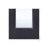 Two Folding Doors & Frame Kit - Eindhoven Black Primed 2+0 - Clear Glass - Unfinished